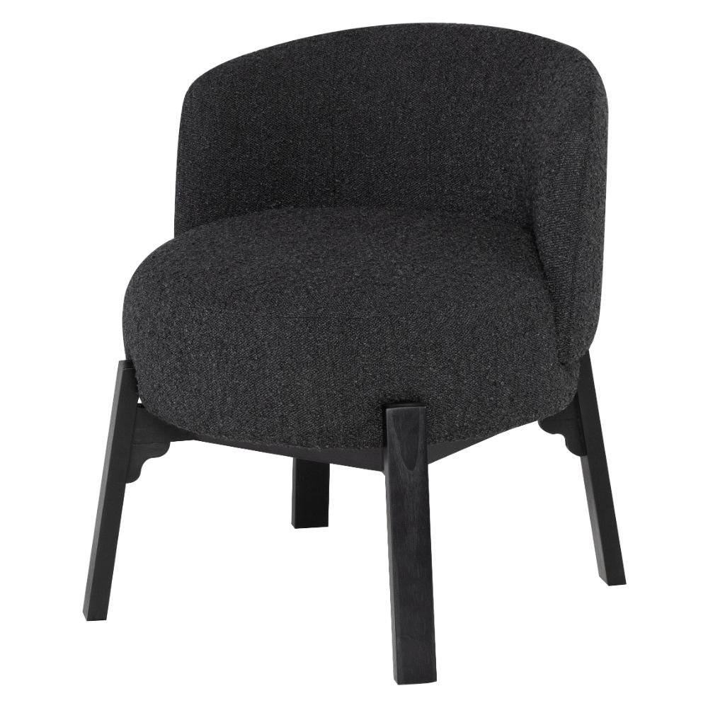 Nuevo HGSN172 ADELAIDE DINING SEAT in LICORICE BOUCLE